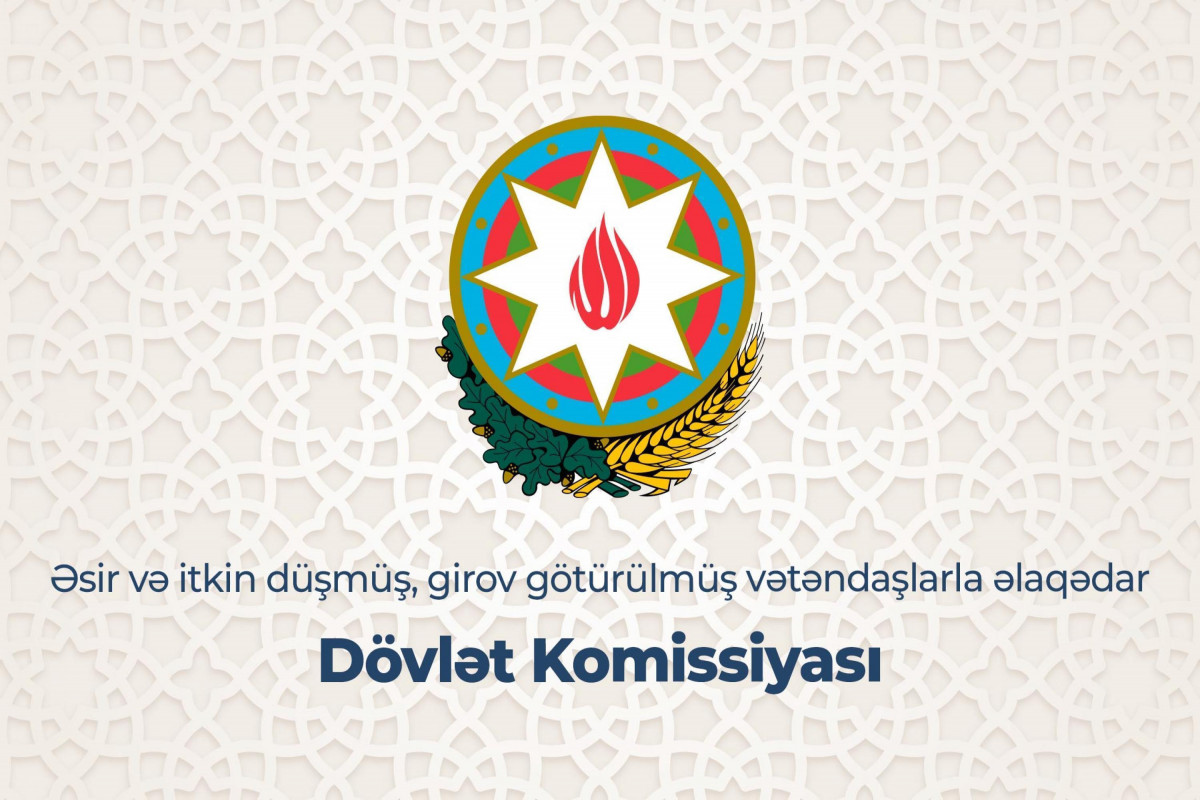 Əsir və itkin düşmüş, girov götürülmüş vətəndaşlarla əlaqədar Dövlət Komissiyasının sosial media hesabları fəaliyyətə başlayıb