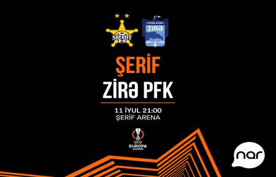 “Nar” “Zirə” komandasına UEFA Avropa Liqasında uğurlar arzulayıb