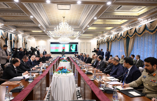 İslamabadda Prezident İlham Əliyevin Pakistan Baş naziri ilə geniş tərkibdə görüşü keçirilib - YENİLƏNİB 2   - FOTO 