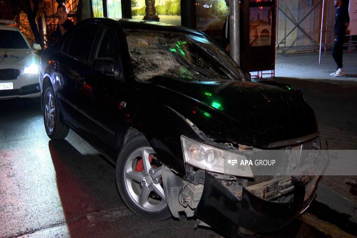 Bakıda 3 avtomobil toqquşub, xəsarət alanlar var - FOTO 