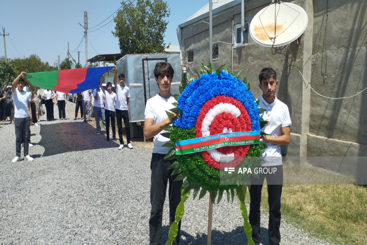 Birinci Qarabağ müharibəsində şəhid olan Məmməd Mirzəyevin qalıqları Ağdamda dəfn olunur - FOTO 