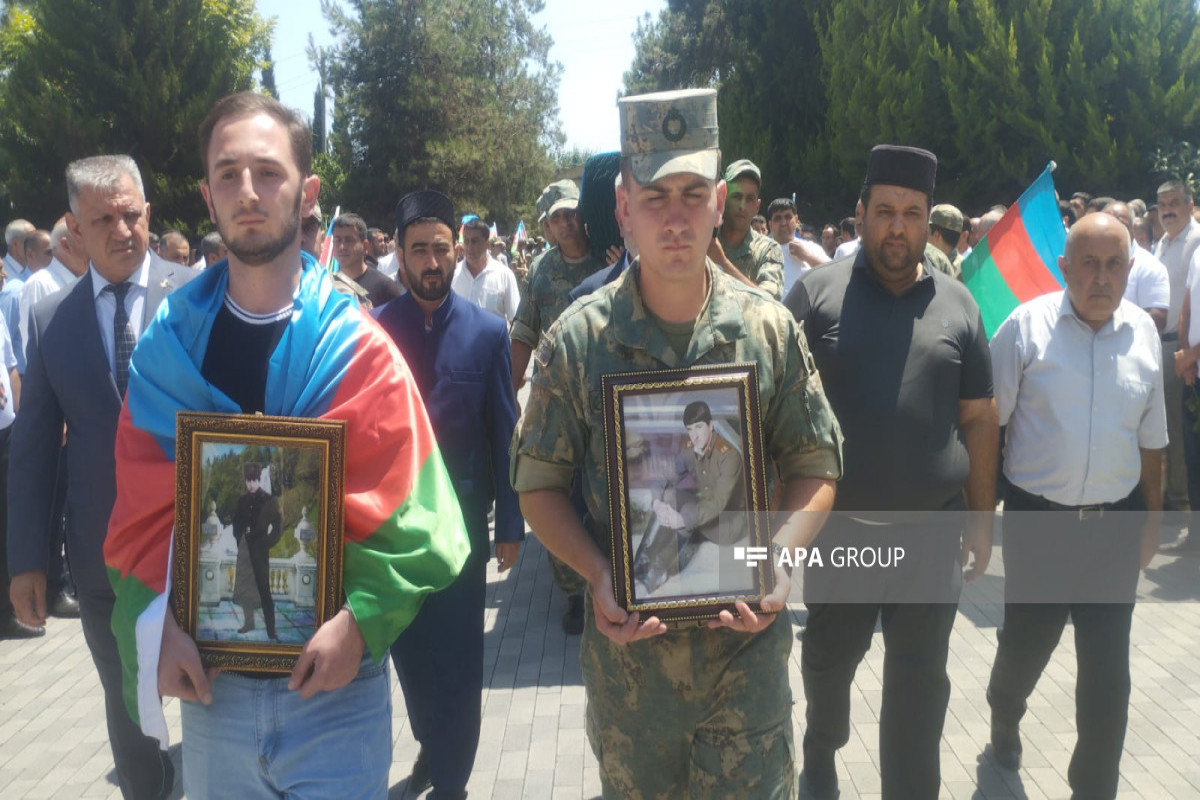 Birinci Qarabağ müharibəsində şəhid olan Məmməd Mirzəyevin qalıqları Ağdamda dəfn olunur - FOTO 