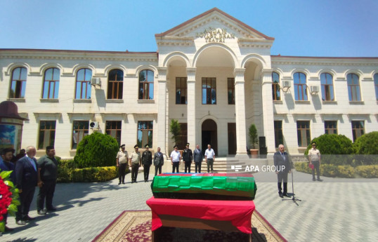 Birinci Qarabağ müharibəsində şəhid olan Məmməd Mirzəyevin qalıqları Ağdamda dəfn olunub - FOTO  - YENİLƏNİB 