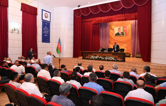 “Azərişıq” Lerikdə sahibkarlarla görüş keçirib - FOTO 