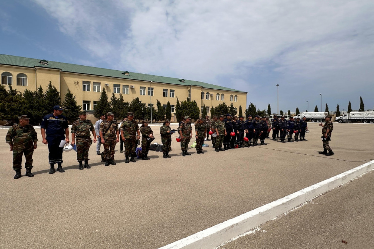FHN-in Beynəlxalq Axtarış-xilasetmə Dəstəsi daha bir taktiki-xüsusi təlim keçirib - FOTO 