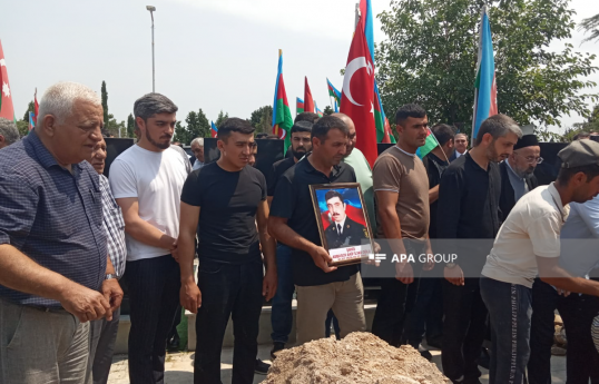 Birinci Qarabağ müharibəsində şəhid olan Akif Abbasovun qalıqları Gəncədə dəfn olunub