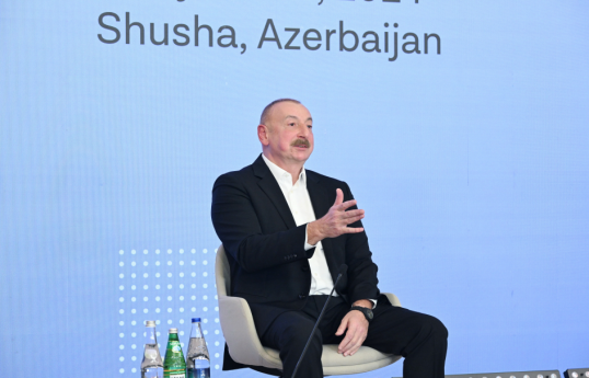 Prezident İlham Əliyev: Region ölkələri ilə sıx əlaqələr bizə imkan verdi ki, iqtisadi problemlərin böyük əksəriyyətini həll edək