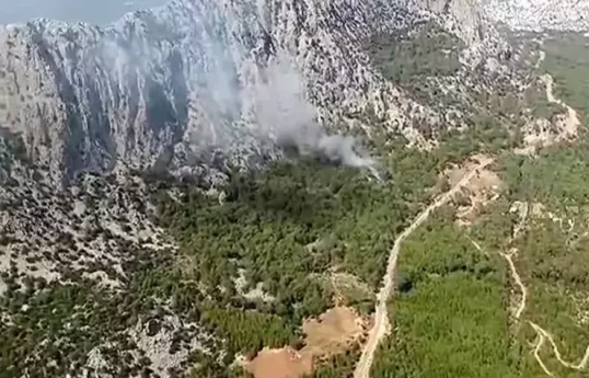 Antalya və İzmirdə meşə yanğını baş verib