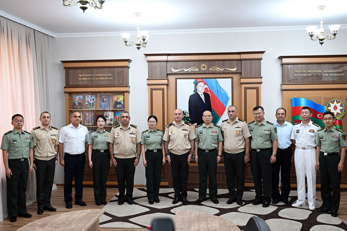 Bakıda Azərbaycan və Çin hərbi təhsil ekspertlərinin görüşü keçirilib