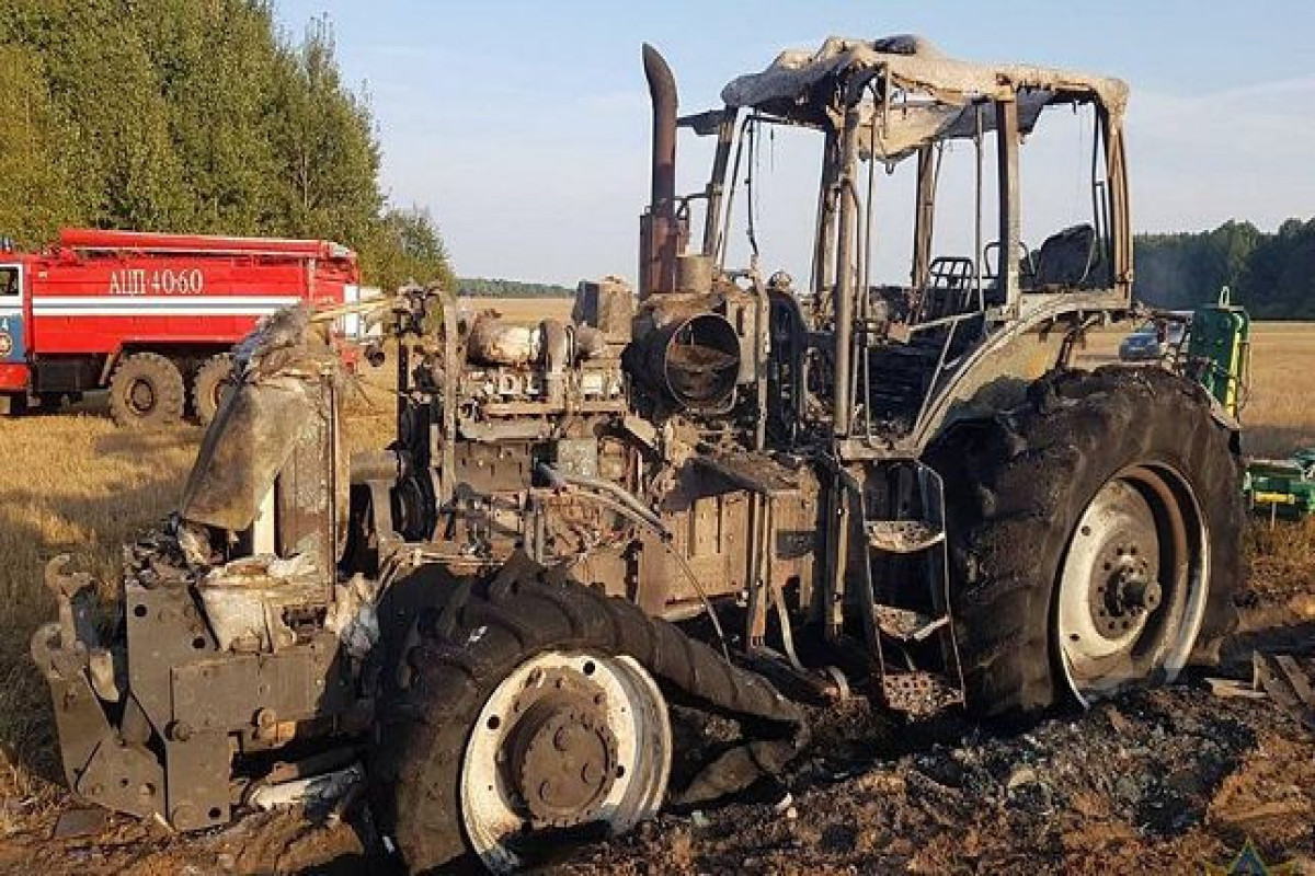 Ermənistanın Tavuş rayonunda traktor minaya düşüb