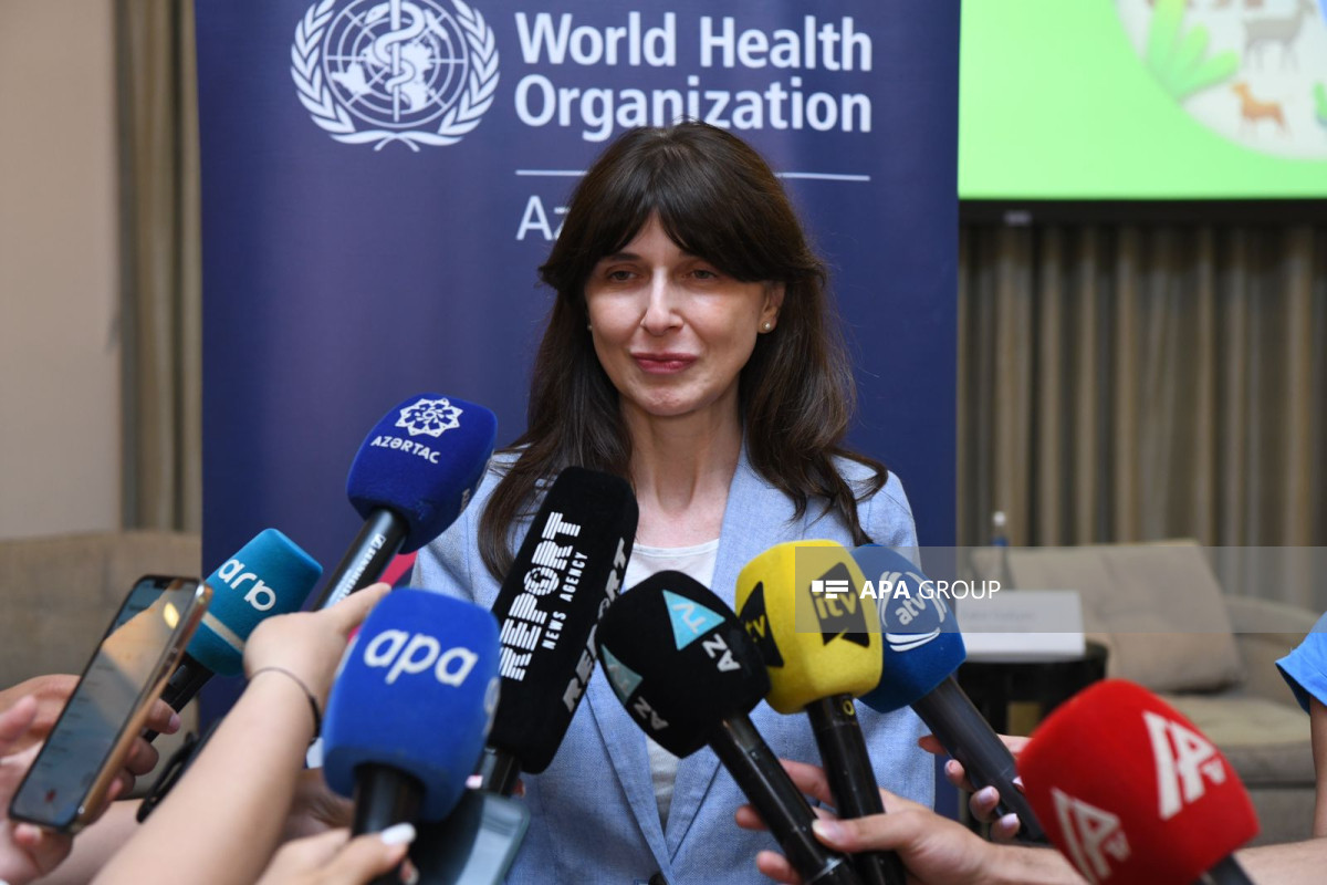 Vladanka Andreeva: Azərbaycan milli tədbirlər planında vahid sağlamlıq məsələsini nəzərə almalıdır