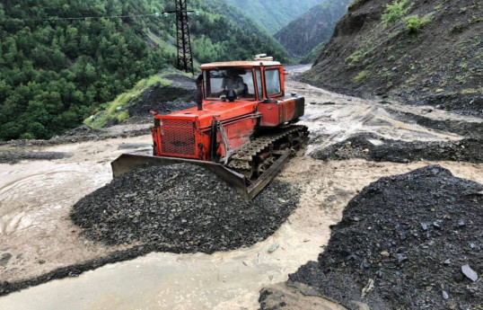 Dağıstanda güclü yağışdan sonra 15 yaşayış məntəqəsi ilə əlaqə kəsilib