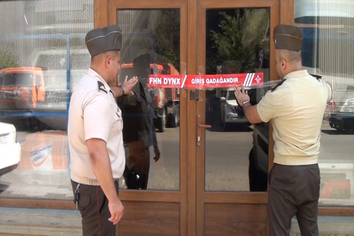 Binəqədi rayonunda yanğın təhlükəli avtomobil təmiri sexləri, restoran və mağazaların fəaliyyəti dayandırılıb - VİDEO 