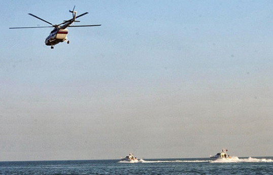 Xəzərdə batdığı ehtimal olunan şəxsin axtarışına 2 helikopter cəlb olunub  - VİDEO 