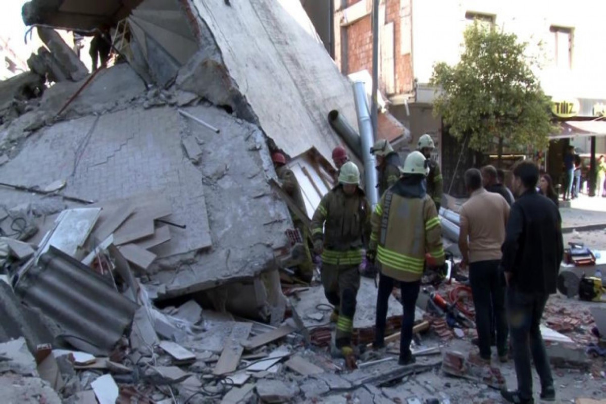 İstanbulda çökən binanın sahibi saxlanılıb