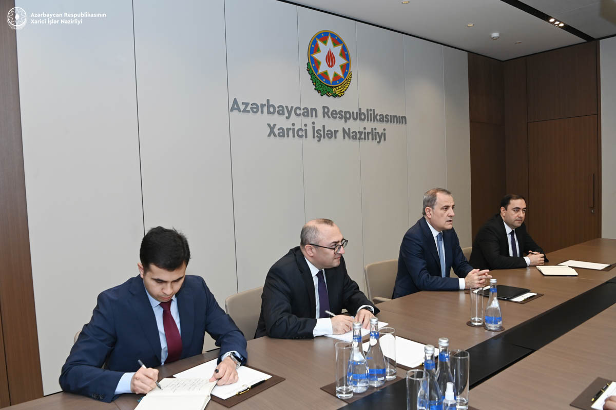 Глава МИД Азербайджана проинформировал Луи Боно о последних достижениях мирной повестки