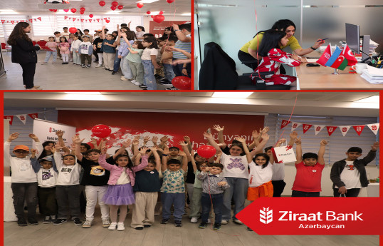Ziraat Bank Azərbaycan uşaqlar üçün “Gələcəyin bankirləri” layihəsini keçirib - VİDEO 