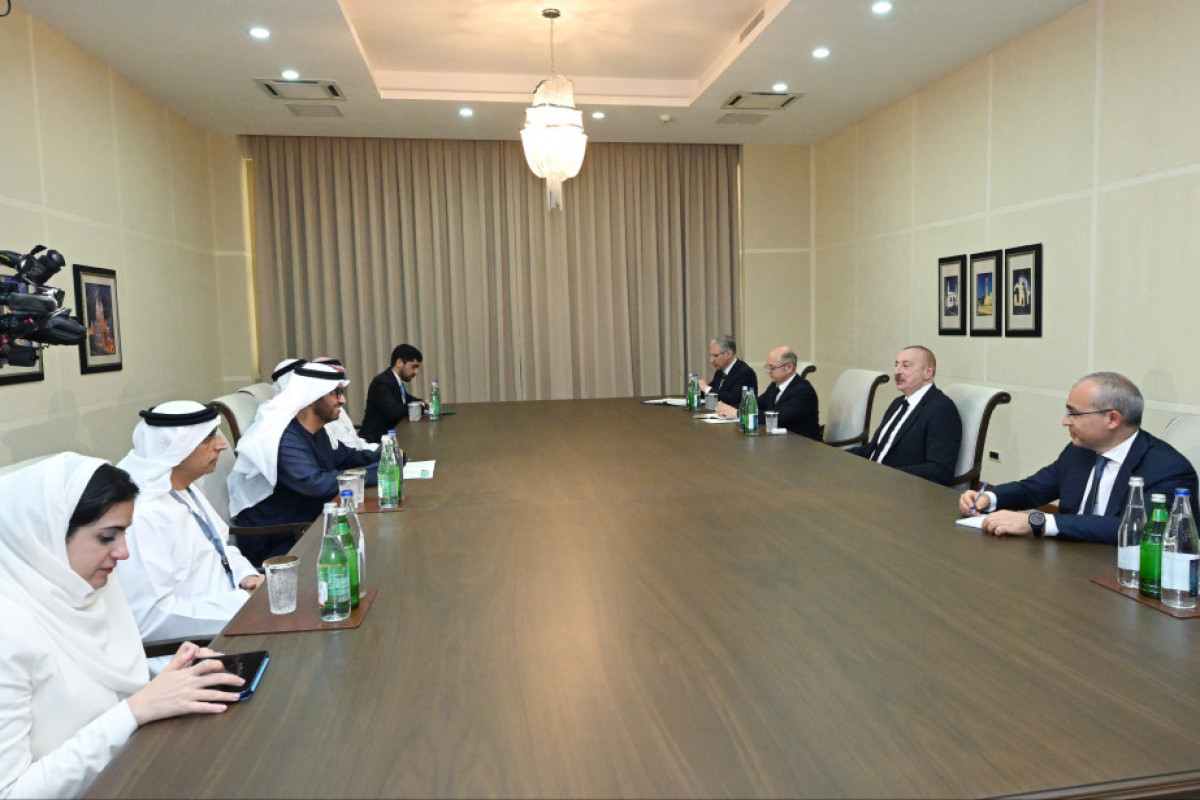 President Ilham Aliyev received Minister of Industry and Advanced Technologies of UAE