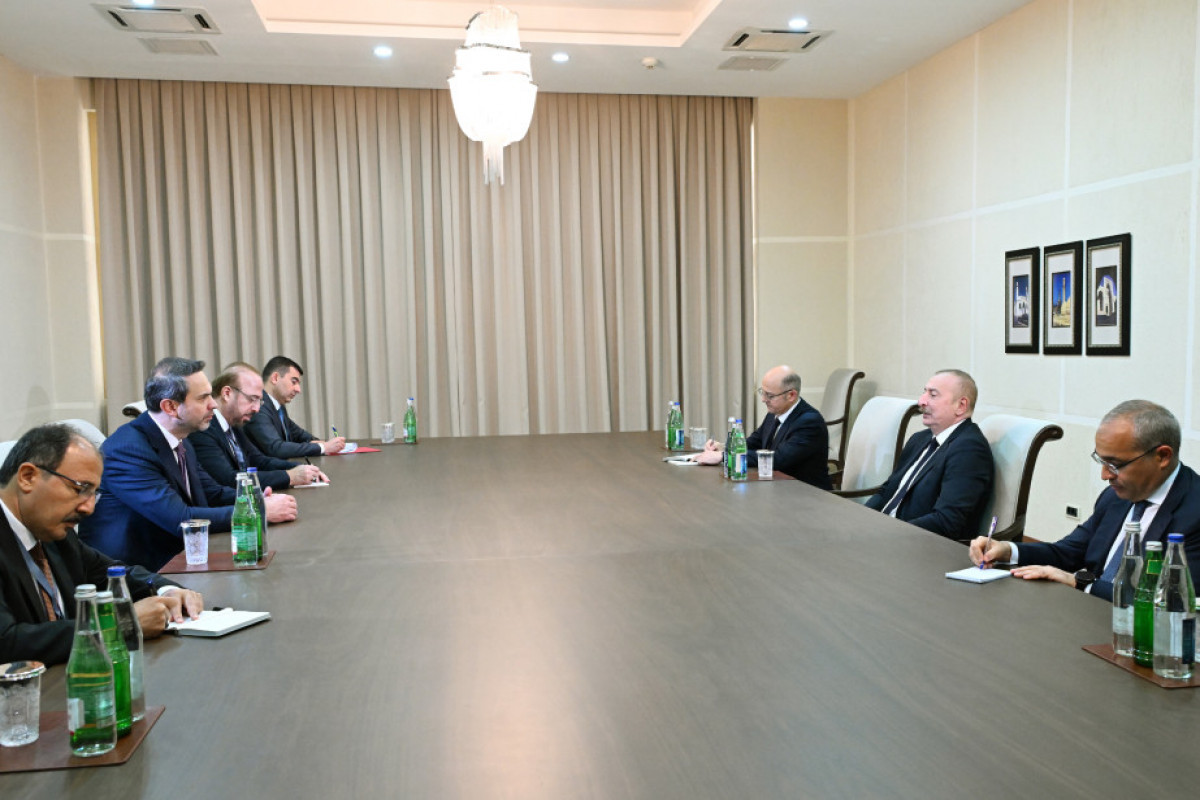 Президент Азербайджана принял министра энергетики и природных ресурсов Турции