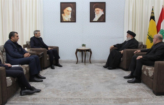 Əli Baqeri "Hizbullah" lideri ilə görüşüb