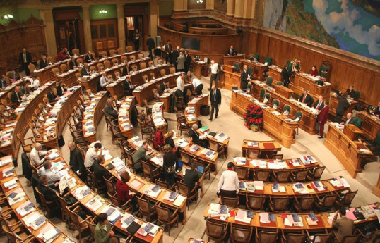 İsveçrə Parlamenti Fələstinin tanınmasının əleyhinə səs verib