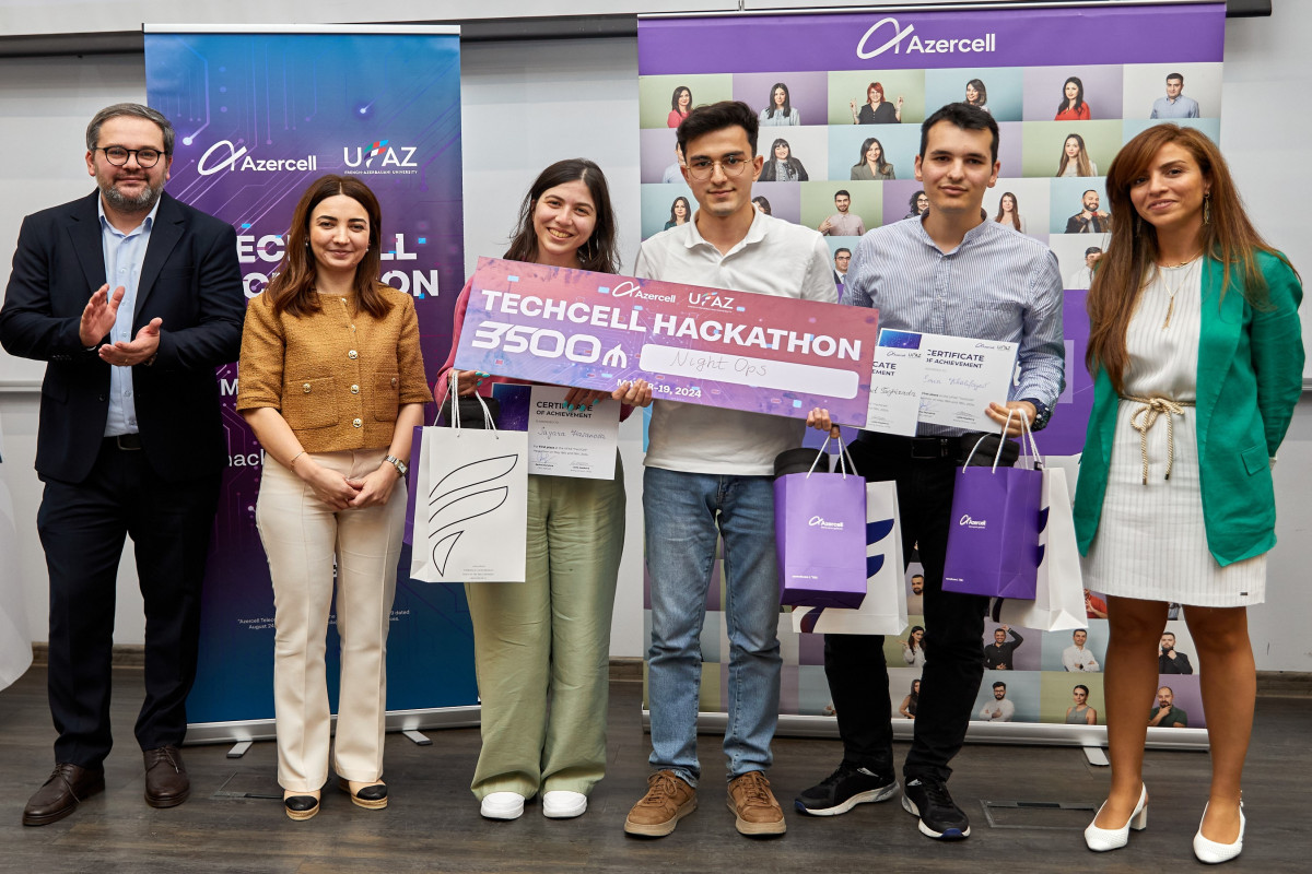 Azercell-in dəstəyi ilə keçirilən “Techcell” hakatonu başa çatıb