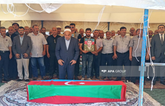 Birinci Qarabağ müharibəsində şəhid olan Namiq Cəfərovun qalıqları Saatlıda dəfn olunub - FOTO 