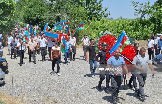 Birinci Qarabağ müharibəsində şəhid olan Zakir İsaqovun qalıqları Zərdabda dəfn edilib - FOTO 
