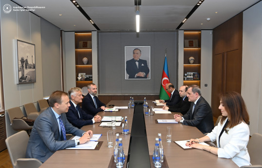 Ceyhun Bayramov Polşa XİN-in dövlət katibi ilə görüşüb