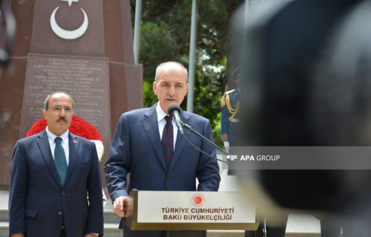 TBMM sədri Numan Kurtulmuş Azərbaycana səfər edib