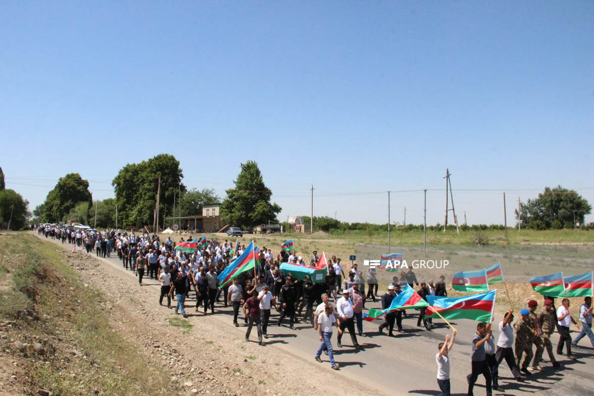 Birinci Qarabağ müharibəsində şəhid olan Niyaz Novruzovun qalıqları Goranboyda dəfn olunub - FOTO 