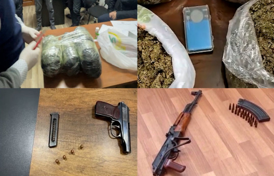 Sabunçuda 4 narkokuryerdən 7 kq  narkotik götürülüb