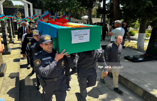 ​​​​​​​Birinci Qarabağ müharibəsində şəhid olan Rasim Eldarovun qalıqları Göyçayda dəfn edilib - FOTO 