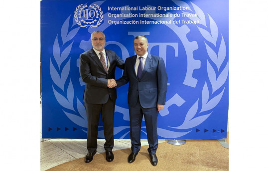 Beynəlxalq Əmək Konfransının sessiyası çərçivəsində ikitərəfli görüşlər keçirilib