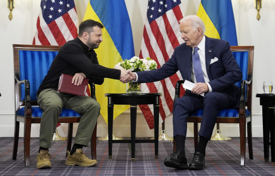 Ukrayna Prezidenti Vladimir Zelenski ABŞ Prezidenti Co Bayden