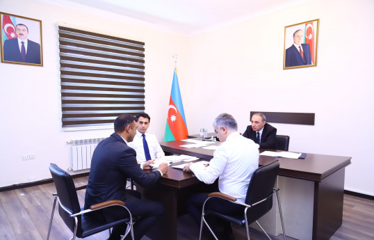 Baş prokuror Ağsuda vətəndaşları qəbul edib