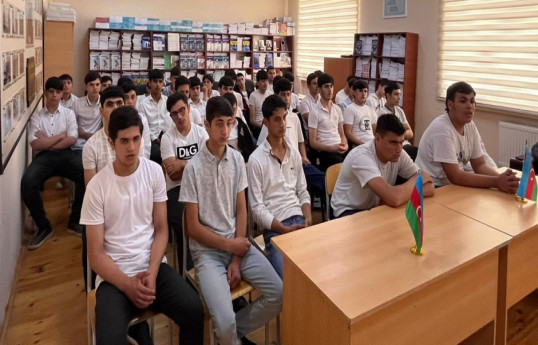Fövqəladə hallarda davranış qaydaları ilə bağlı tədbirlər keçirilib