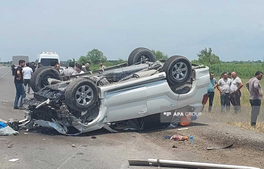 Ələt-Astara magistralında iki avtomobil toqquşub, biri azyaşlı olmaqla 2 nəfər ölüb, yaralılar var - FOTO  - YENİLƏNİB-4 