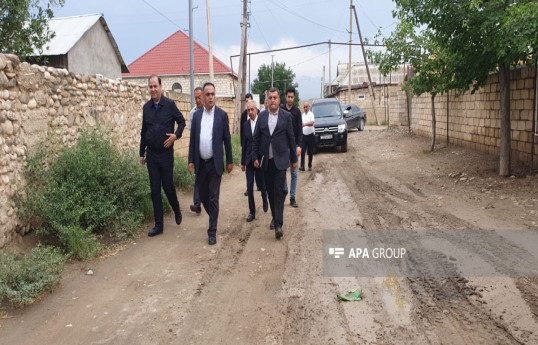 Sel daşqınları Goranboya külli miqdarda ziyan vurub - FOTO 