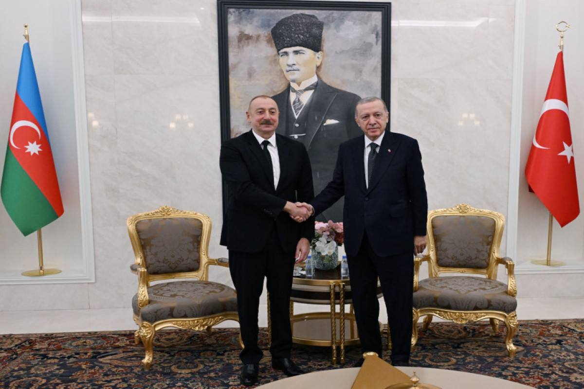 Azərbaycan Respublikasının Prezidenti İlham Əliyev Türkiyə Respublikasının Prezidenti Rəcəb Tayyib Ərdoğan