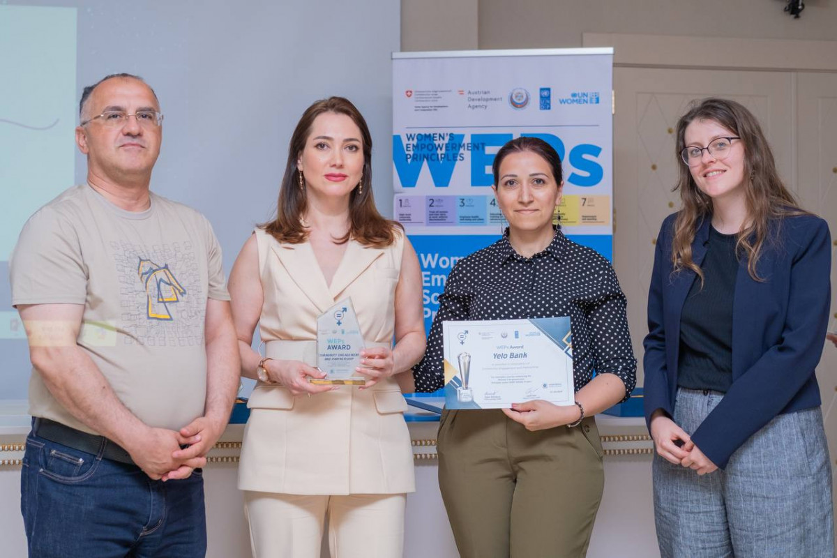 Yelo Bank WEPs mükafatına layiq görülüb - FOTO 
