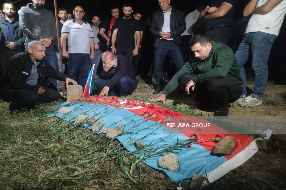 Azərbaycan Ordusunun itkin düşən, bu gün nəşi tapılan hərbçisi dəfn olunub - FOTO 