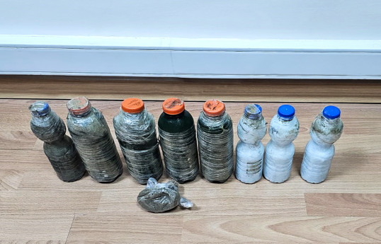 Plastik su qablarında külli miqdarda heroin və psixotrop maddə aşkar edilib