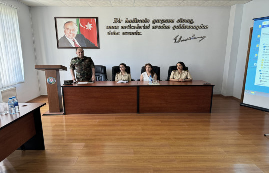 Təhsil və tibb müəssisələrinin psixoloqları üçün təlim keçirilib
