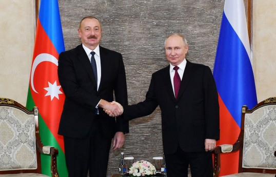 Prezident İlham Əliyev, Rusiya Prezidenti Vladimir Putin