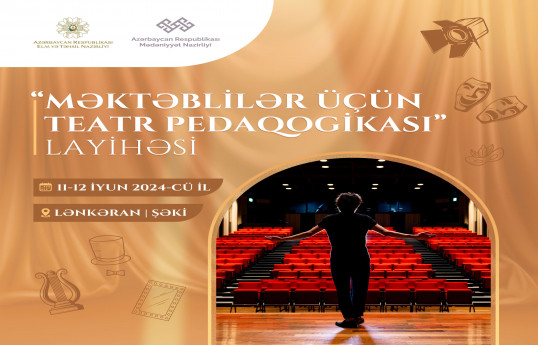 “Məktəblilər üçün teatr pedaqogikası” layihəsi həyata keçirilib