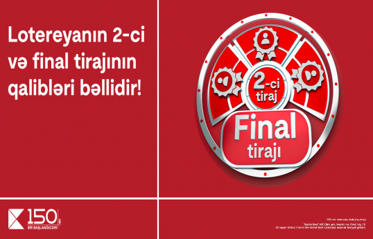 Kapital Bank-ın nağd kredit lotereyasının final tirajının qalibləri bəlli olub