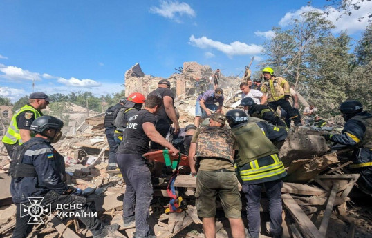 Rusiya Ukraynaya raket zərbəsi endirib, ölən və yaralananlar var