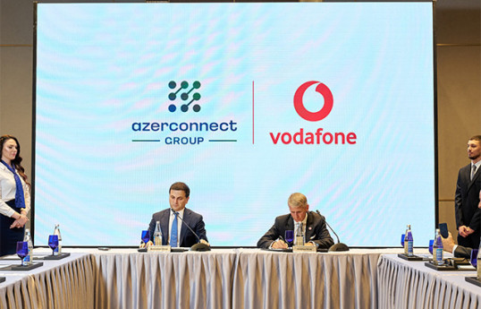 Azerconnect Group və Vodafone Group arasında tərəfdaşlıq müqaviləsi imzalanıb - FOTO 