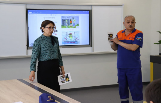 “Azərişıq” azad olunan ərazilərdə maarifləndirici tədbir keçirib